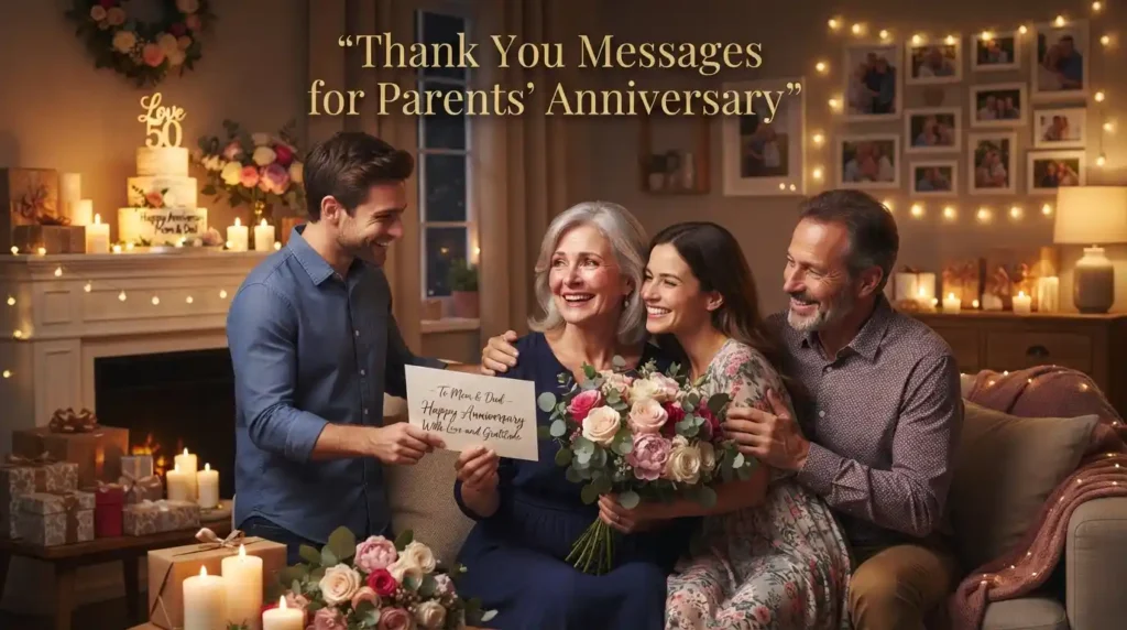 Thank You Messages for Parents’ Anniversary