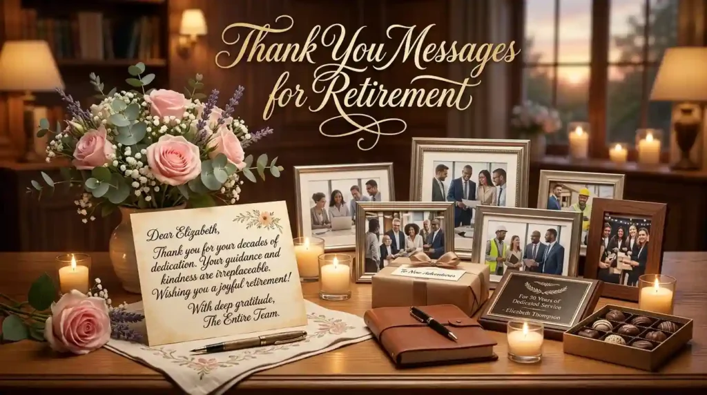 Thank You Messages for Retirement