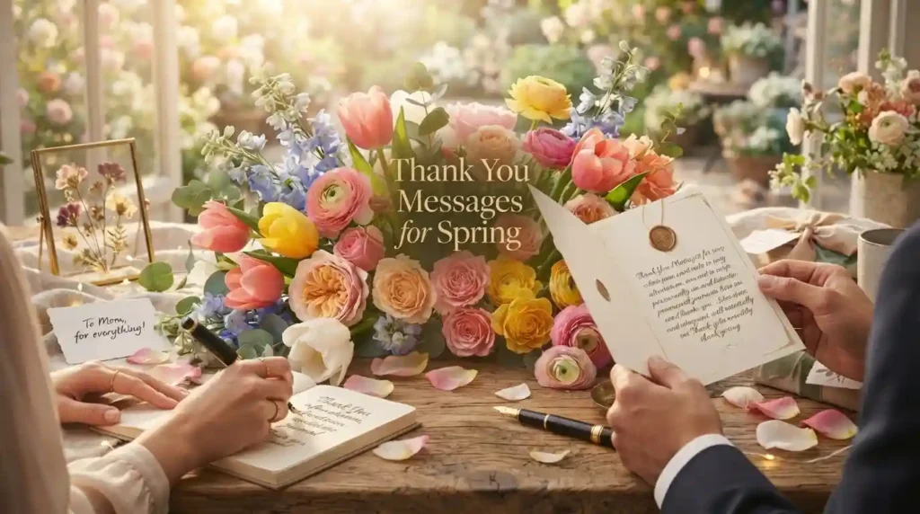 Thank You Messages For Spring