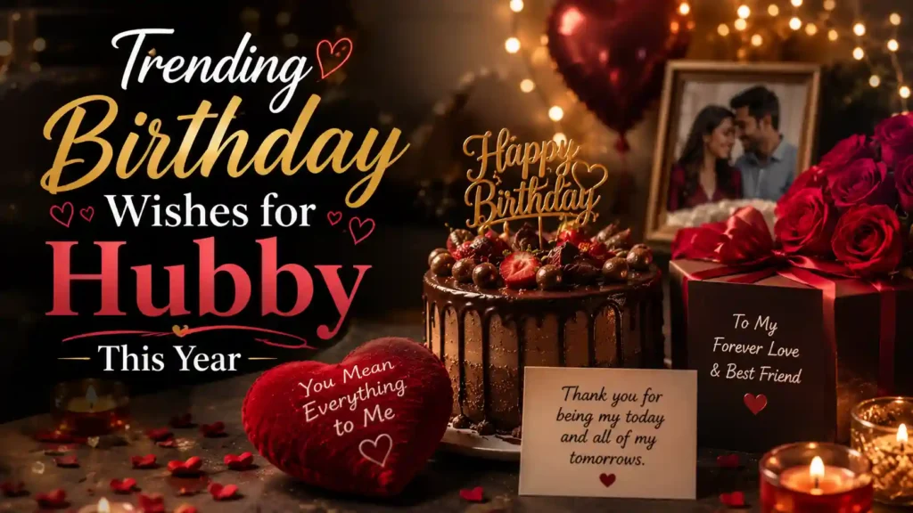 Trending Birthday Wishes for Hubby This Year