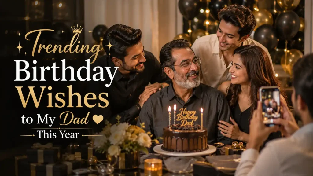 Trending Birthday Wishes to My Dad This Year