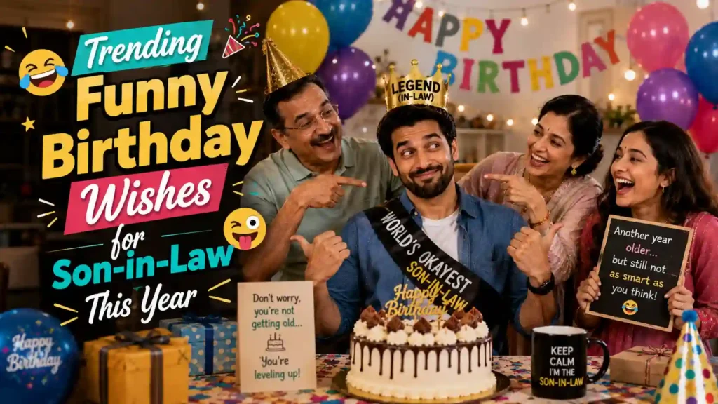 Trending Funny Birthday Wishes for Son-in-Law This Year