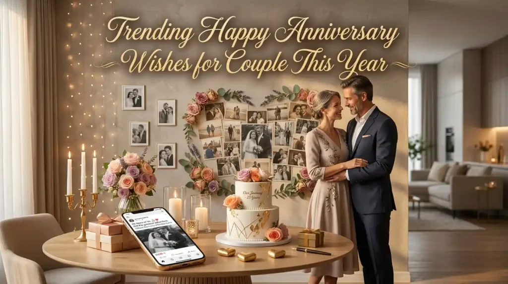 Trending Happy Anniversary Wishes for Couple This Year
