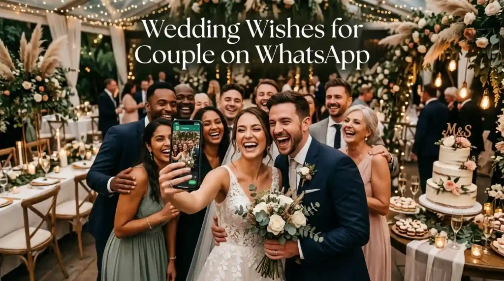 Wedding Wishes Quotes for Couple on WhatsApp