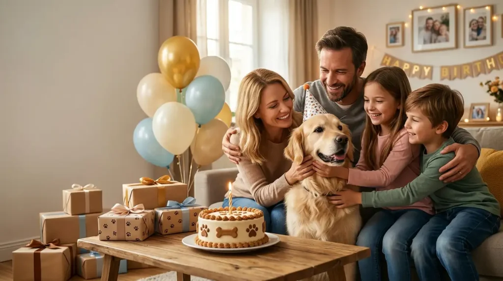 Family Birthday Wishes for Our Dog