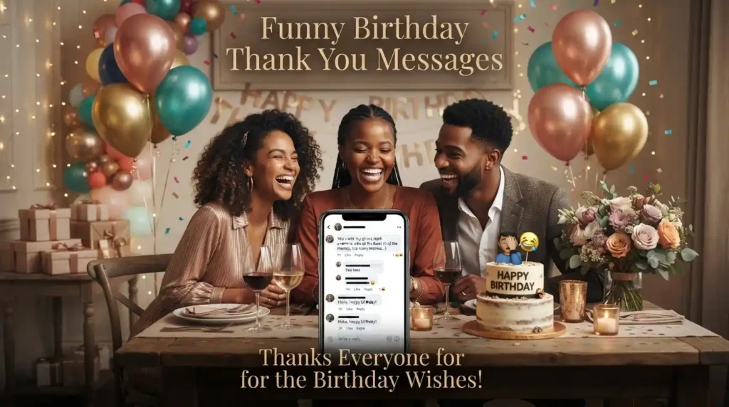 Funny Birthday Thank You Messages