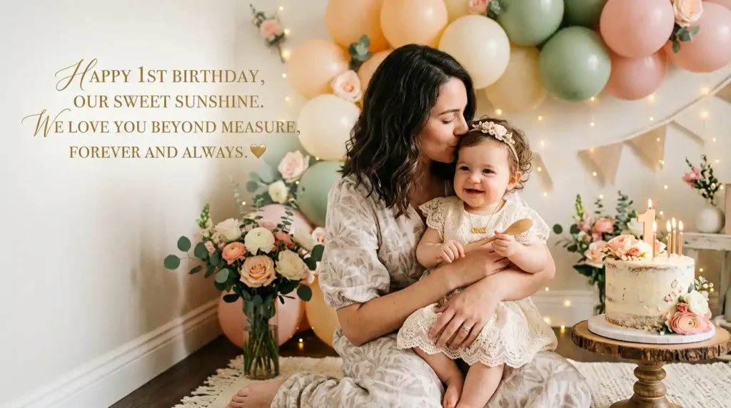 Heartfelt Happy First Birthday Wishes