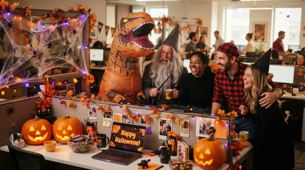 Humorous Halloween Greetings for Coworkers