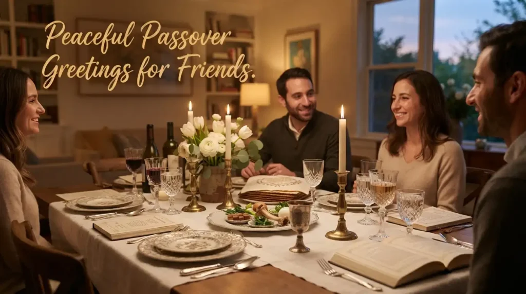Peaceful Passover Greetings for Friends