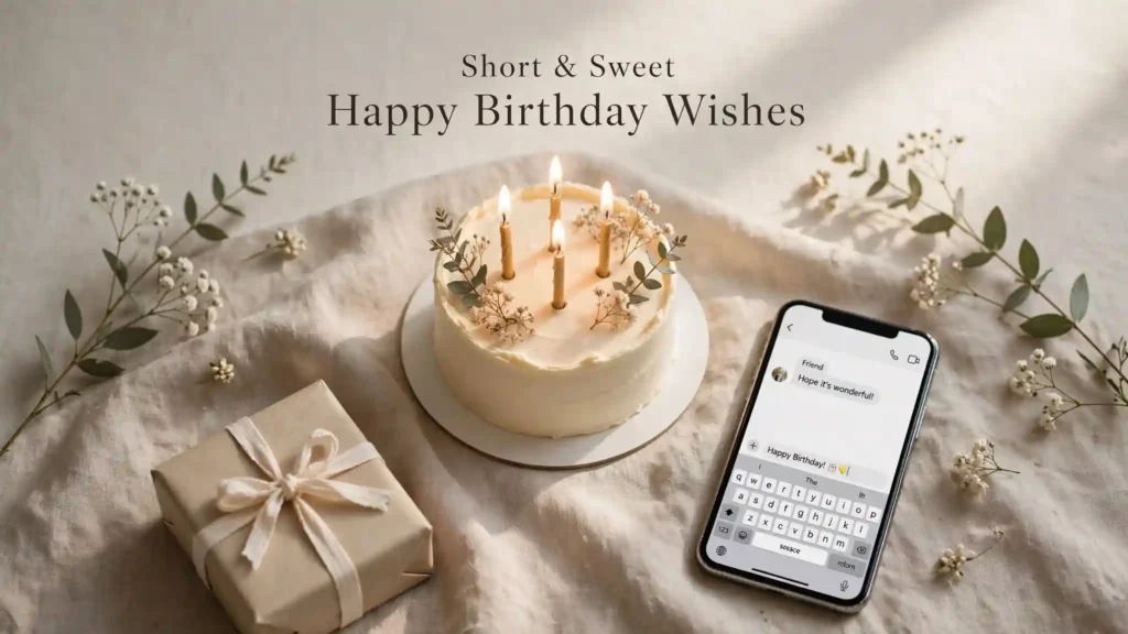 Short & Sweet Happy Birthday Wishes in English