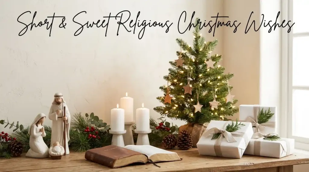 Short & Sweet Religious Christmas Wishes