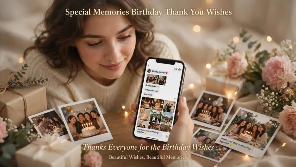 Special Memories Birthday Thank You Wishes