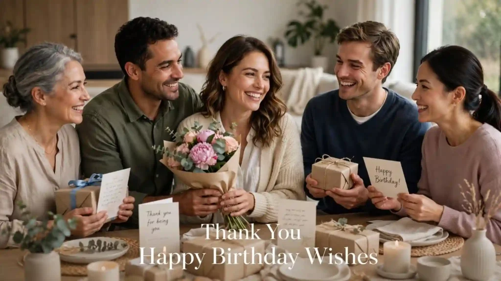 Thank You Happy Birthday Wishes in English