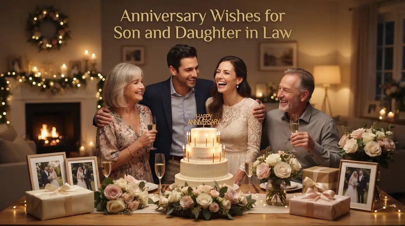 Anniversary Wishes for Son and Daughter in Law