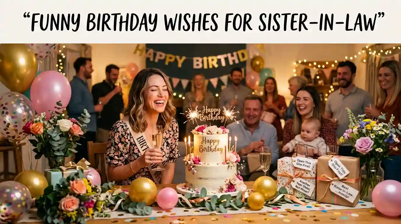 Funny Birthday Wishes For Sister-in-Law