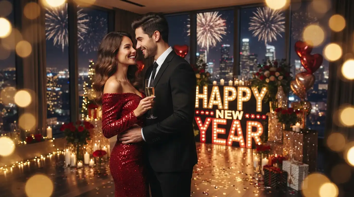 Happy New Year Wishes to my Love