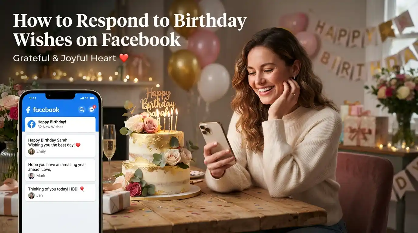 How to Respond to Birthday Wishes on Facebook