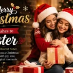 Merry Christmas Wishes to Sister