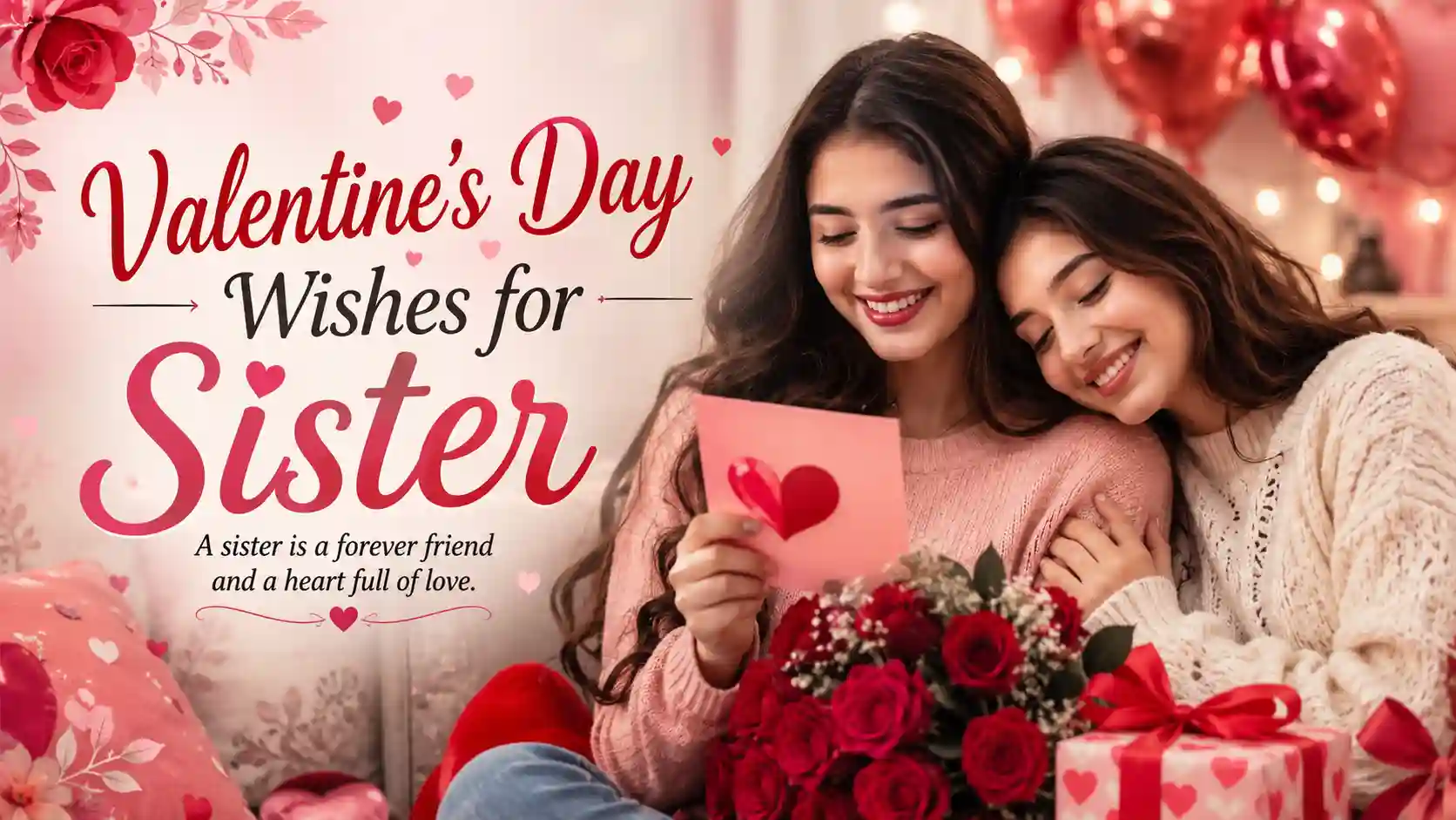 Valentine's Day Wishes for Sister